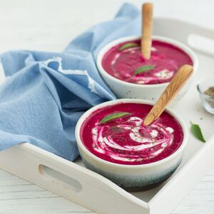 Chilled beetroot soup