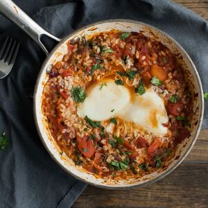 Chipotle Tomato Egg Skillet