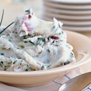 Chive And Garlic Mashed Potatoes