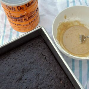 Chocolate Banana Cake with Chicory Glaze Recipe