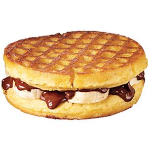 Chocolate And Banana Waffle Panini