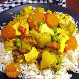 Coconut Chicken and Vegetable Curry