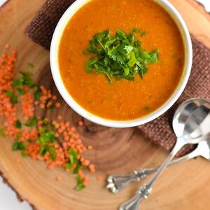 Coconut Red Lentil Soup