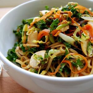 Cold Winter Vegetable Noodle Salad