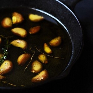 Comfort: Garlic And Thyme Confit