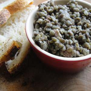 Cook the Book: Lentils with Pancetta