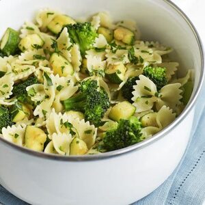 Courgette, broccoli & gremolata pasta