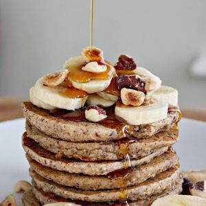 Cozy Banana Bread Pancakes