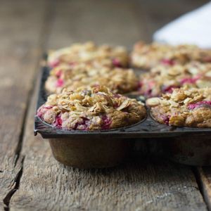 Cranberry Ginger Almond Crunch Muffins