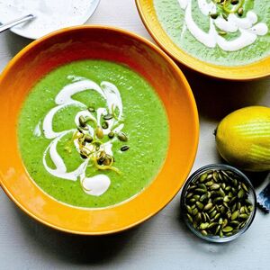 Cream of Broccoli Soup with Cashew Cream