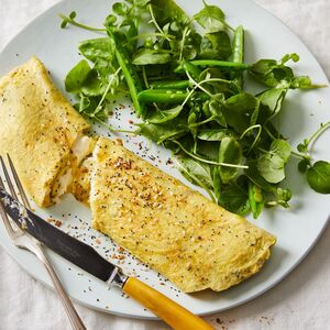 Cream Cheese Omelet With Everything Seasoning