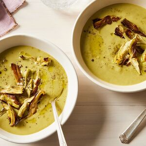 Creamy Artichoke & Green Chile Soup