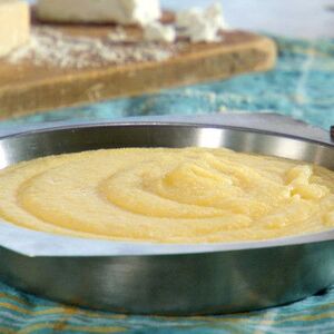 Creamy Polenta with Goat Cheese