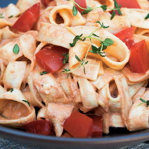 Creamy Tomato Fettuccine