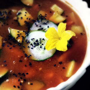 Creamy Carrot Cucumber Soup