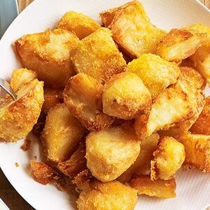 Crunchy polenta roasties