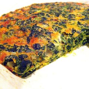 Crustless Spinach Pie