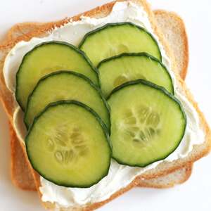 Cucumber and Cream Cheese Sandwiches