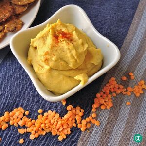 Curried Lentil Hummus