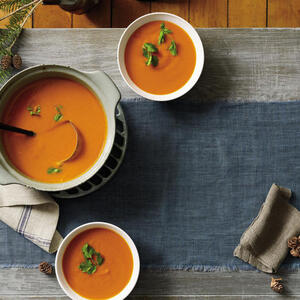 Curried Carrot-Lentil Soup