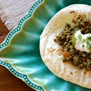 Curried Lentil Tortilla