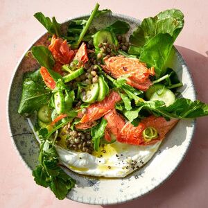 Curried Lentil-Salmon Salad