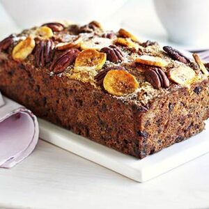 Date, banana & rum loaf