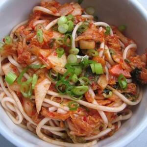 Dinner Tonight: Cold Sesame Noodles With Kimchi