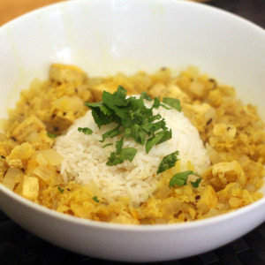 Dinner Tonight: Red Lentil and Tofu Curry Recipe