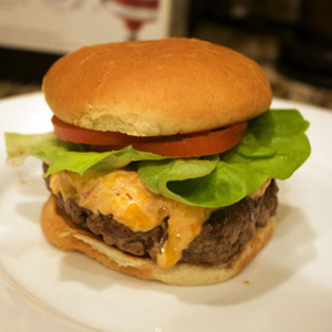 Dinner Tonight: Pimento Cheese Burger Recipe