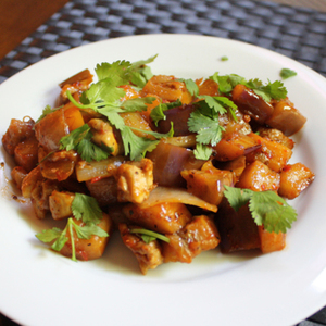 Dinner Tonight: Chicken And Eggplant in Black Bean Sauce Recipe