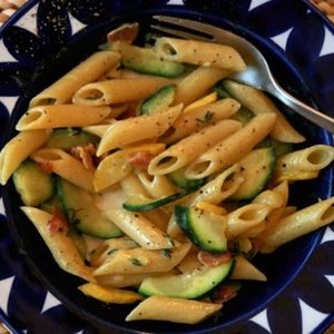 Dinner Tonight: Courgette Carbonara Recipe