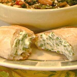 Dinner Rolls with Chive Butter