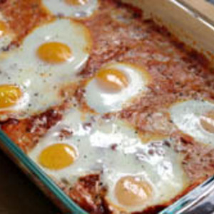 Dinner Tonight: Eggs in Purgatory (Eggs Baked in Tomato Sauce) Recipe