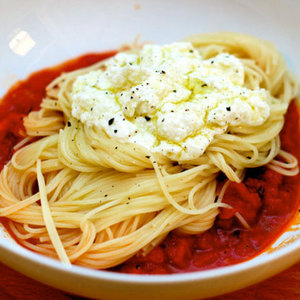 Dinner Tonight: Capellini with Fresh Ricotta Recipe