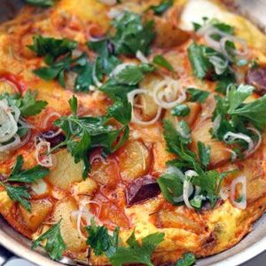 Dinner Tonight: Chorizo and Potato Frittata Recipe