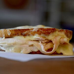 Double Grilled Cheese & Turkey Sandwich