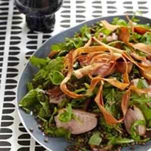 Duck Breast, Lentil And Parsnip Salad