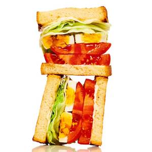 E.L.T. (Egg, Lettuce, and Tomato Sandwich)