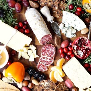 Easy Winter Harvest Cheese Board