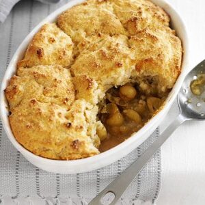 Easy gooseberry cobbler