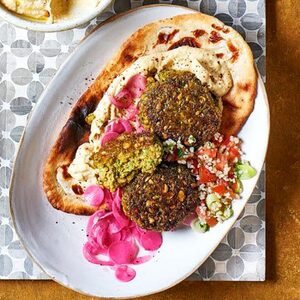 Easy healthy falafels