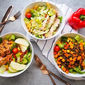 Easy Lunch Salad Three Ways