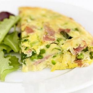 Easy cheesy frittata