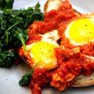 Eggs In Tomato Sauce