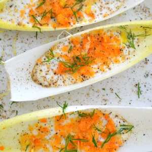 Endive Spears with Dill Cream Cheese