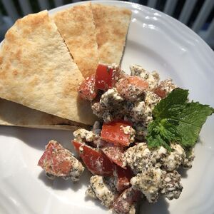 Feta, Tomato and Mint Salad