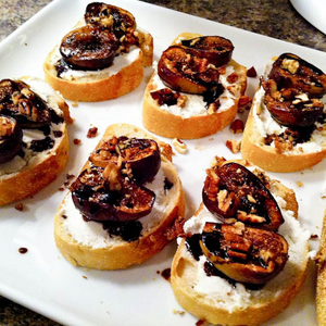 Fig & Goat Cheese Crostini