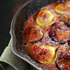 Fig And Goat Cheese Clafoutis