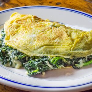 Florentine Omelette With Spinach and Cheese Recipe